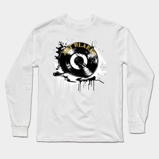 Splash Vinyl - Art Blakey Long Sleeve T-Shirt